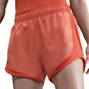 Nike Women's Vibrant Orange Athletic Shorts